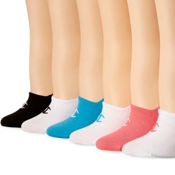 CHAMPION LADIES MULTI PACK (6) and MULTI COLORS OF WOMEN’S LINERS SHOE 5-9 NWT - Picture 1 of 4